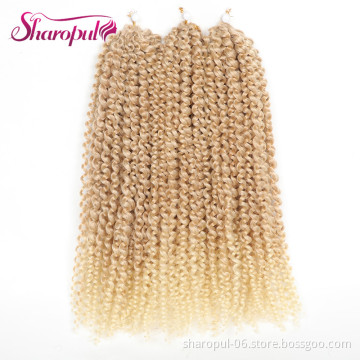 Crochet Braids with Synthetic Hair Wholesale Price Marly bob 8 and 12inch Freetress Braid Kinky Curly Twist Hair Extensions 3pcs
